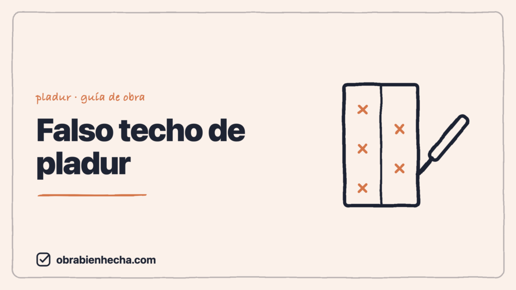 Cómo hacer un falso techo de pladur paso a paso
