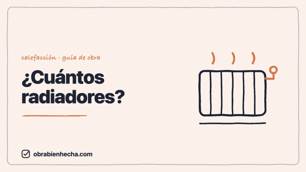 Cuántos radiadores necesito para mi piso