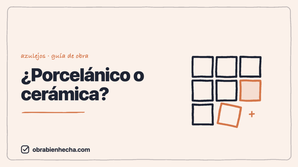 Porcelánico vs cerámica: cuál es mejor según la zona