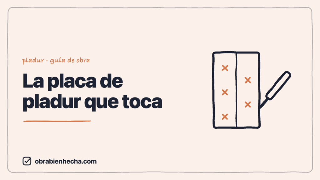 Tipos de placa de pladur: normal, hidrófuga, cortafuego y acústica